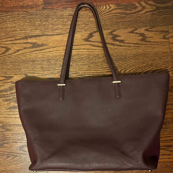Kate Spade plum coloured tote - Picture 3 of 9